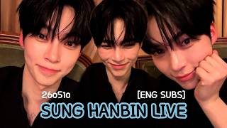 [ENG] 260510 Sung Hanbin live: Love you ZEROSE