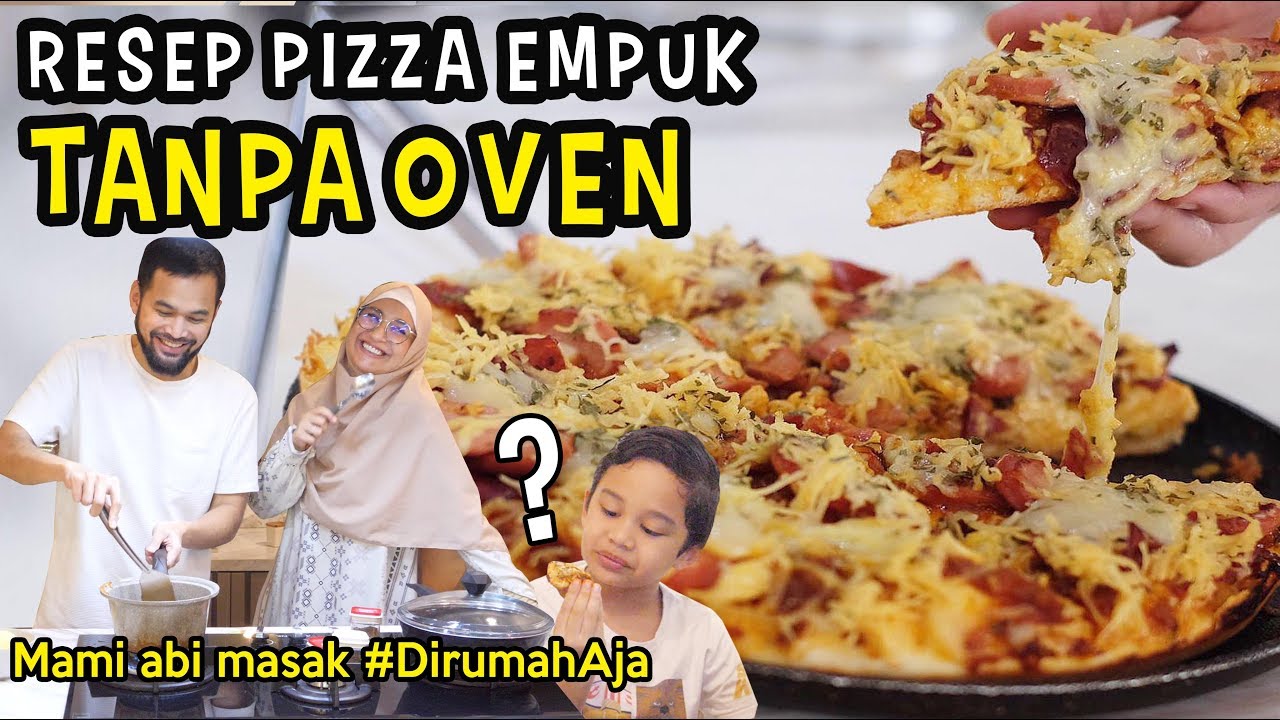 RESEP PIZZA EMPUK HEMAT TANPA OVEN