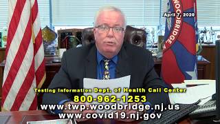 Mayor McCormac Addresses Residents on Coronavirus, April 7, 2020