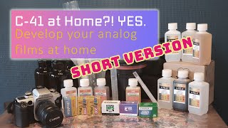 C-41 Color Negative Development, From Scratch Step By Step Adox - Short Version