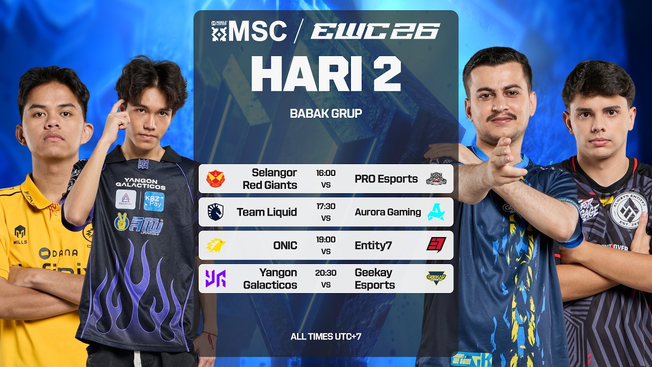 [LIVE] | Group Stage MSC DI EWC Hari 2 | (ID)