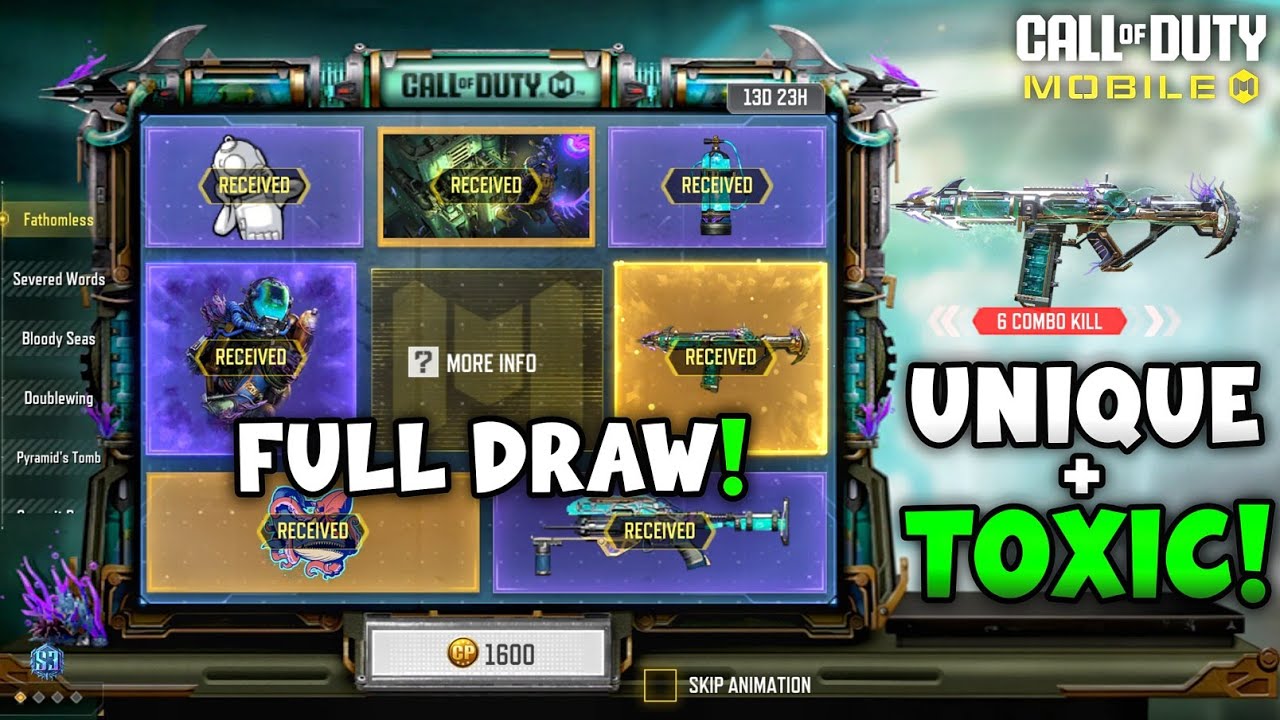 Fathomless Draw Buying New Legendary Jak-12 Briny Deep in CODM | Fathomless Draw cod ...
