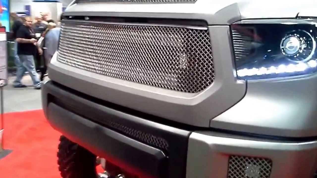 2013 SEMA   'Gallium' Cody Elkins in Bully Dog Booth - custom build RaceMesh Grilles