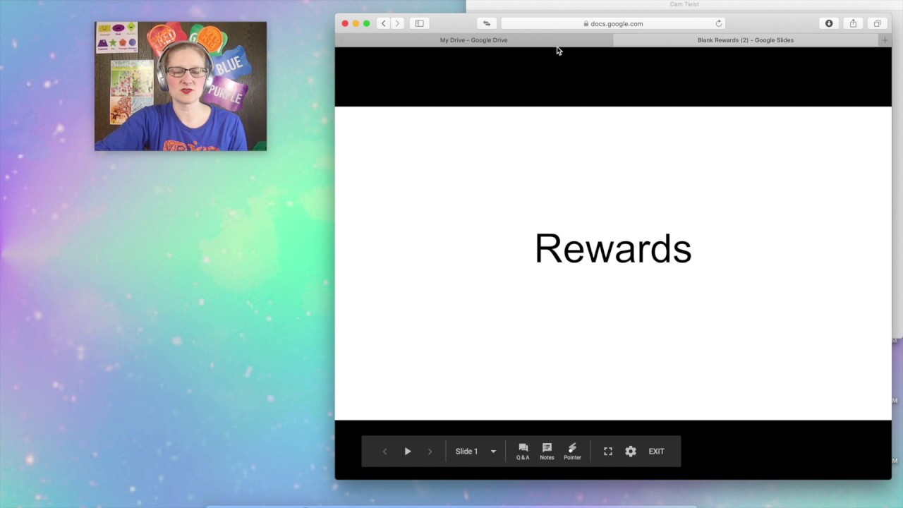 UPDATED CamTwist and Google Slides