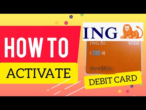 HOW TO ACTIVATE ING PAY DEBIT CARD| MYRA MICA