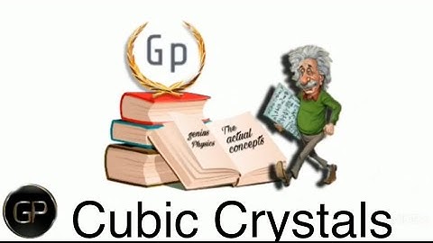 Cubic crystals/CMP1@ Genius Physics by Dr. Divya Jyoti Chawla