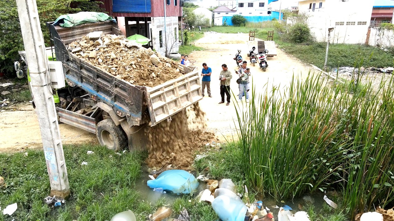 New activities include dumping rocks into  growing forests, and mixing garbage into the water