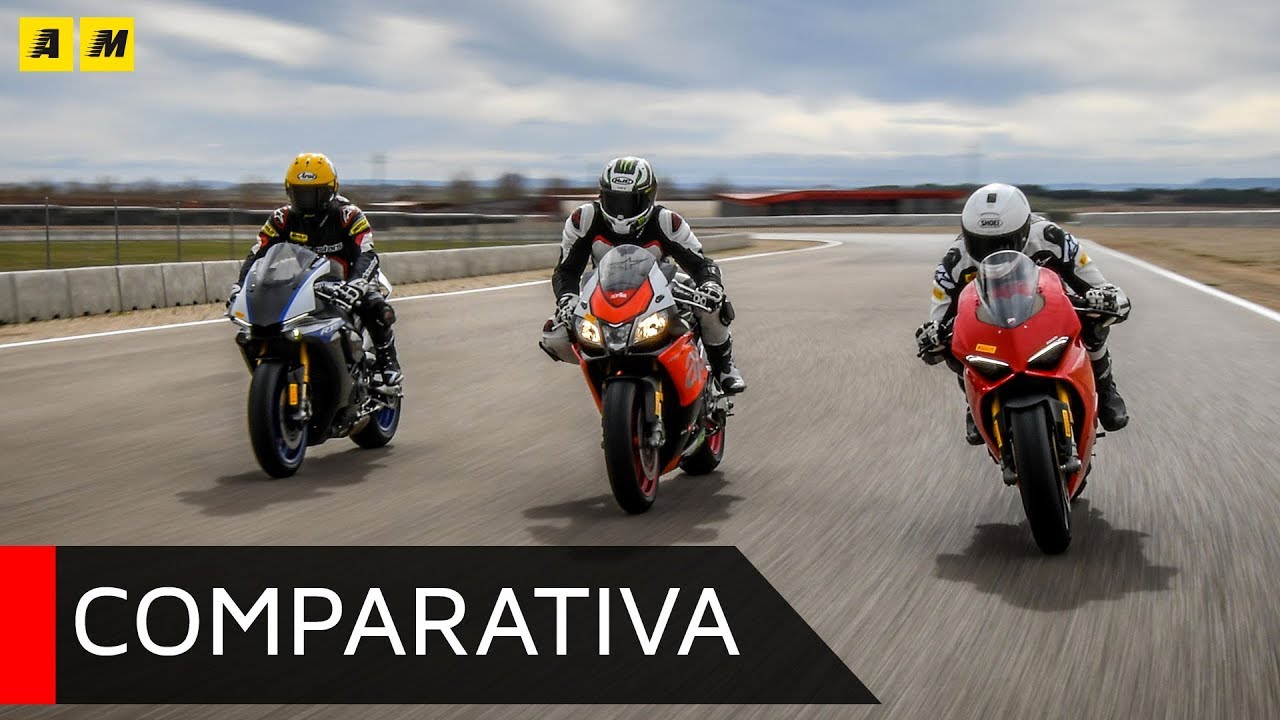 Supersportive 2018: Ducati Panigale V4S sfida Aprilia RSV4RF e Yamaha YZF-R1M [ENGLISH SUB]