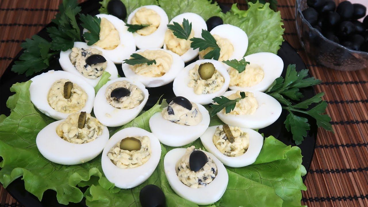 ⁣Яйца фаршированные Готовятся проще простого А как вкусно