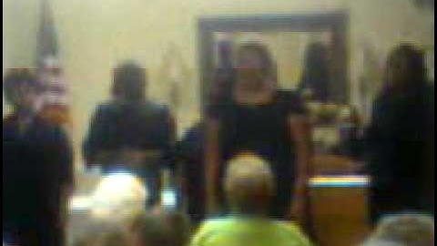 Sigma Alpha Iota colony of NSU sings at engagement!!!!!!!!!!