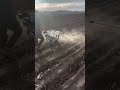 Walk-Behind Electric Boom Sprayer Operating in Tilled Field