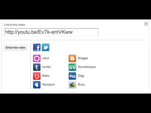 Youtube και Κοινή χρήση με Facebook, Twitter και Google+
