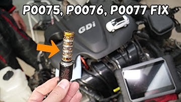 HYUNDAI SANTA FE CHECK ENGINE LIGHT CODE P0075 P0076 P0077 FIX