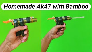 How to Make Gun | How to Make Gun With Bamboo Easy | How to Make Gun With Balloon at Home