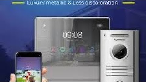 COMMAX Smart Monitor Cdv-1004Qt Hands-Free Monitor 10 Inch, Wifi Based Connecting With Smartphone