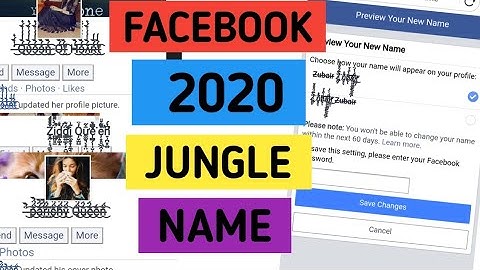 How to make Jungle Name on Facebook || Jungli Stylish Long Name on Facebook || Long Jungle Name FB
