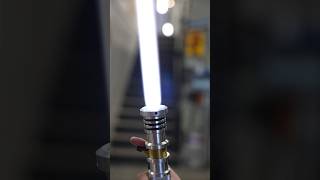 Lightsaber Vs Titanium! 😱 #Lightsaber #Starwars #Vs #Engineering #Shorts