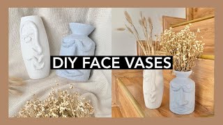 DIY FACE VASES using only plasticine l AIMAN ARIFF