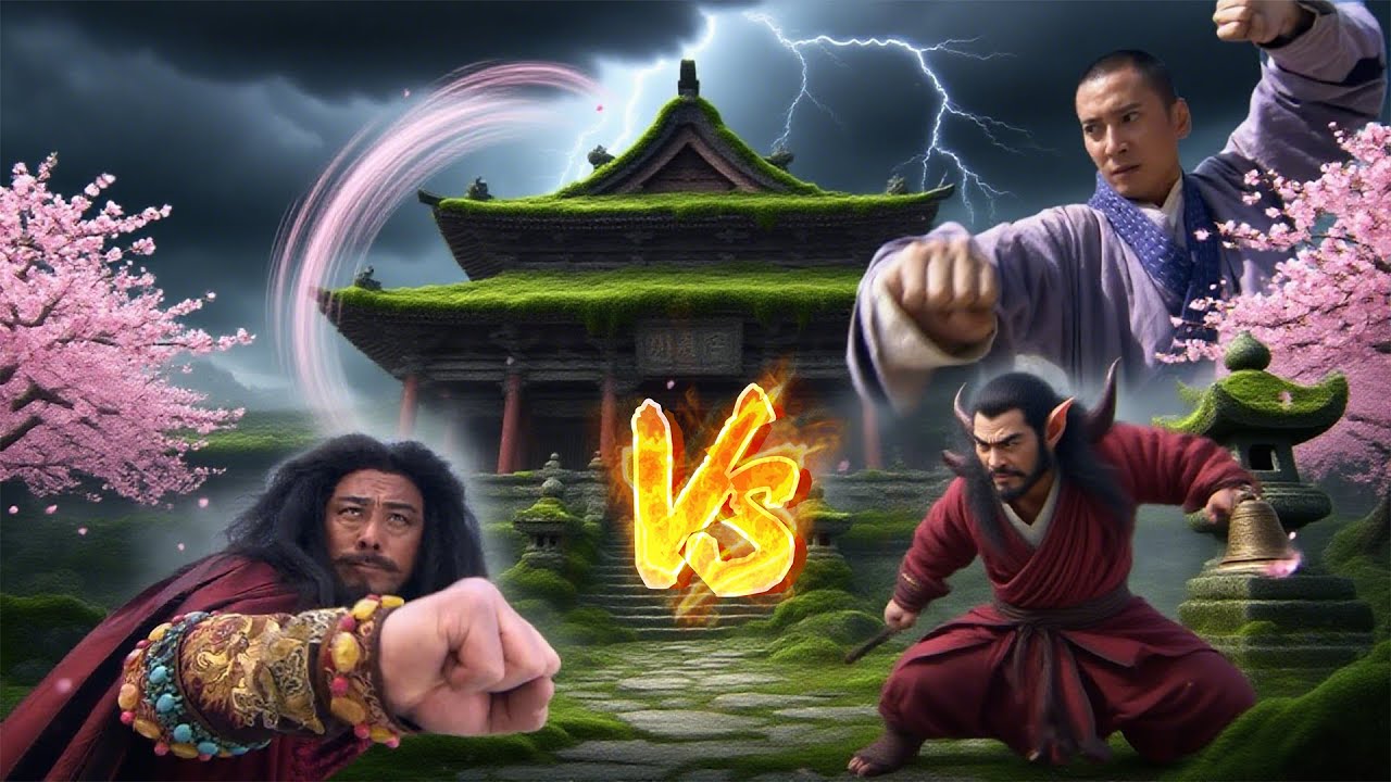 Lôi Đình Trước Cửa Chùa Đại chiến Ma Tăng vs Chính Tăng . Cưu Ma Trí vs Hư Trúc | Phim CiNEMA 360