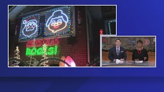 Fun Christmas display on Sobul Avenue in Akron