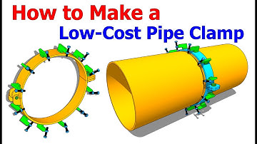 How to Maken a low cost pipe clamp.
