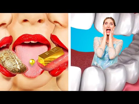 RICH VS BROKE PRINCESS || Popular Girl VS Unpopular Girl by Crafty Panda