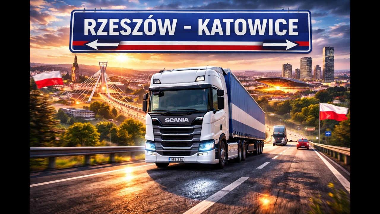 ETS2 Rzeszów - Katowice  || Miedziane rynny dachowe ||