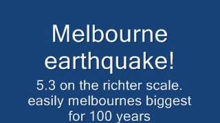 Melbourne earthquake 19/06/2012