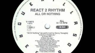 react 2 rhythm - all or nothing