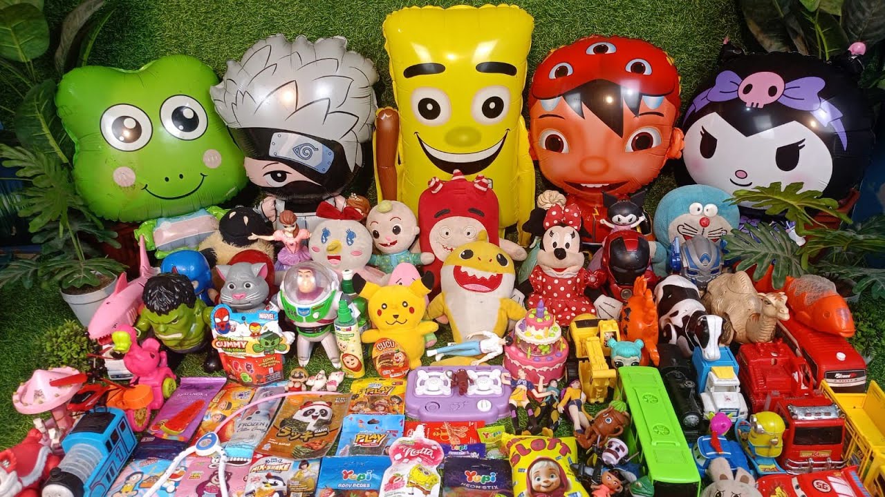 Hunting Eskrim Masak Masakan Dokteran Permen Yupi Baby Shark Marsha and TheBear Bebek Ikan koi124