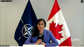 Defence Minister Anita Anand announces NATO tank squadron deployment in Latvia– June 16, 2023