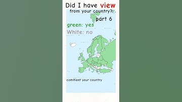 Did I have view from your country? part 6. #mapping #europe #geography #comment #mapper #subscribe