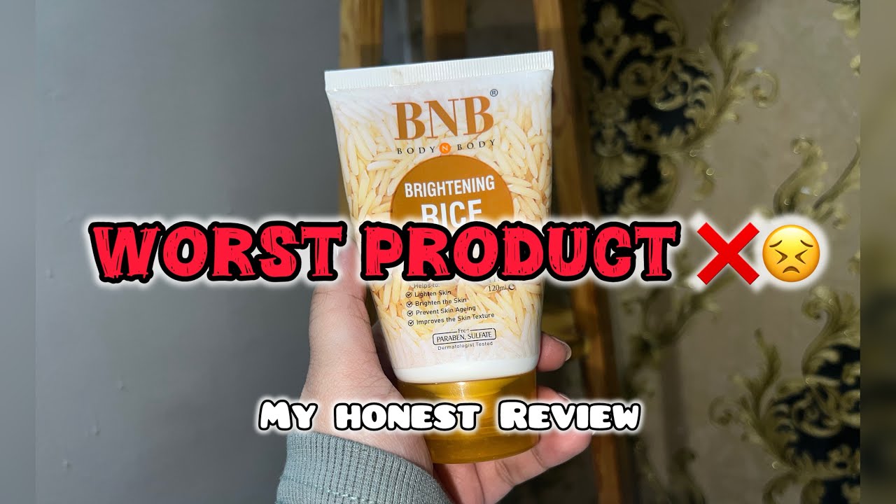 BNB Rice Face wash 🌟 waste of money 😒