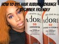 HOW TO DYE HAIR AUBURN/ORANGE| BEGINNER FRIENDLY FT MONSTAR HAIR