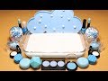 Theme Series #5"SKY"Mixing EYESHADOW And glitter Into Fluffy Slime! "SKYSilme"