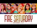 SECRET NUMBER Fire Saturday 불토 Lyrics Color Coded Han Rom Eng 