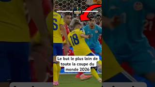 The longest-distance goal of the entire 2026 World Cup #football #worldcup #sweden #footballanalysis