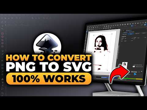 How To Convert PNG To SVG in Inkscape (𝟮𝟬𝟮𝟲) | 100% WORKS | NO Yapping, To The Point! | FAST & EASY