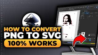 How To Convert PNG To SVG in Inkscape (100% WORKS) | FAST & EASY | Convert PNG To SVG Inkscape