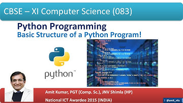 Basic Structure of Python Program! (English)