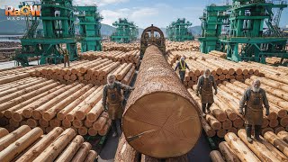 Inside USA Most Advanced Wood Sawmill Factory: Automatic Sawmilling Line Logs to Lumber Insane Speed Видео: Inside USA Most Advanced Wood Sawmill Factory: Automatic Sawmilling Line Logs to Lumber Insane Speed