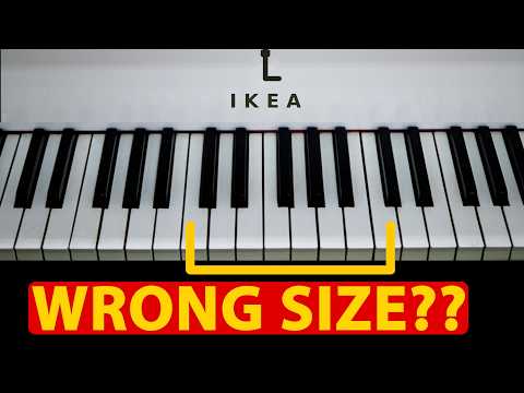 Is the Standard Piano Keyboard the Wrong Size for Most People?