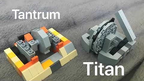 Titan vs tantrum LEGO battlebots