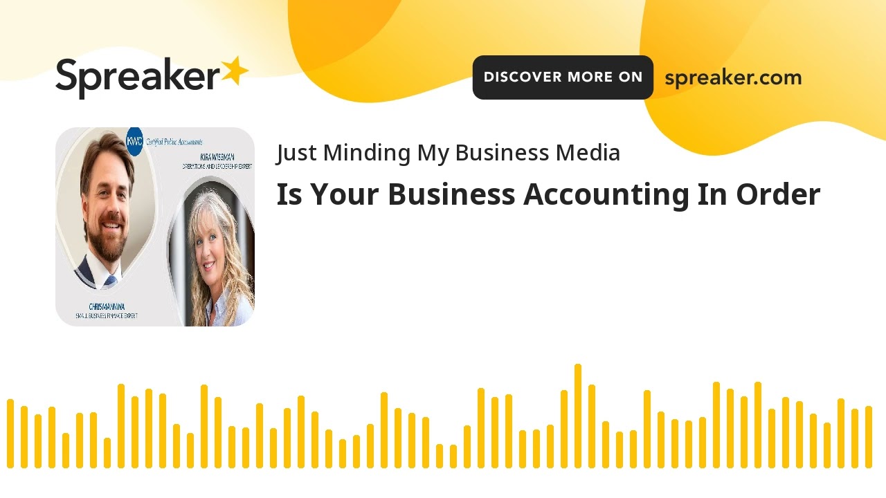 Is Your Business Accounting In Order