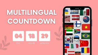 Multilingual Countdown Timer - Maximize Sales with WooCommerce Countdowns in Any Language!