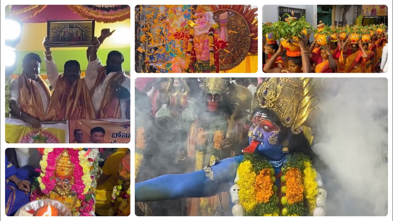 Ghatalu Procession at Sri Mahankaleshwara Devalayam, Miralam Mandi,Hyd||2022 Bonalu ||93945 25457 ||