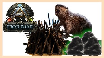 ARK Fjordur map | Beaver Dam location | Cementing paste farming ( official map )