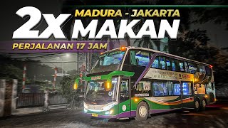 NAIK BUS INI BISA MAKAN SEPUASNYA | Madura Jakarta Naik Bus Tingkat #3