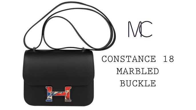 Hermes Constance Bag 24 Limited Edition Marble Silk Palladium Hardware –  Mightychic
