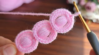 Fantastic  Pink Color very easy super crochet headband model.